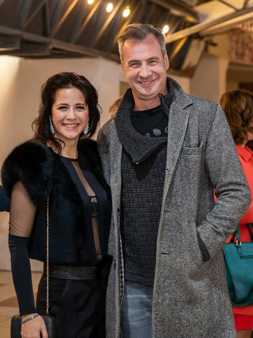 Gubás Gabi és Pindorch Csaba a premieren