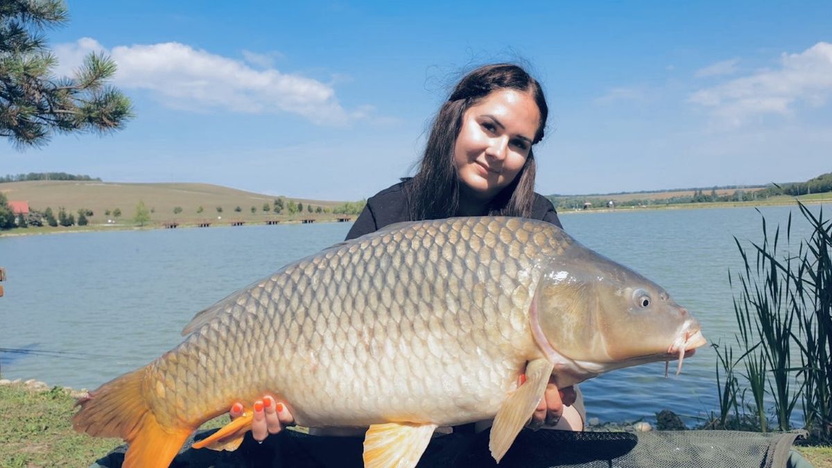 Internetes videókból tanult meg horgászni a magyar bajnok női pecás