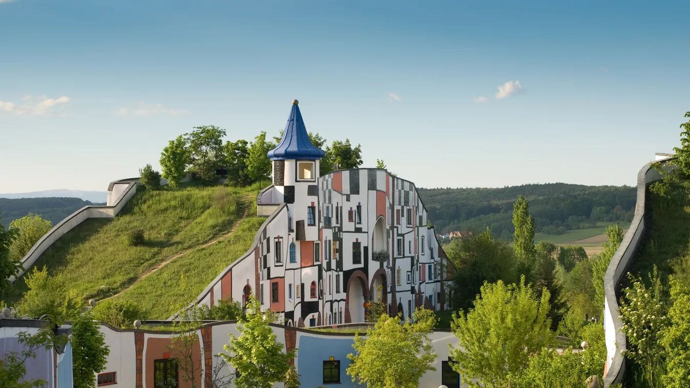 A Hundertwasser-fürdő, ahol a wellness kulturális élmény
