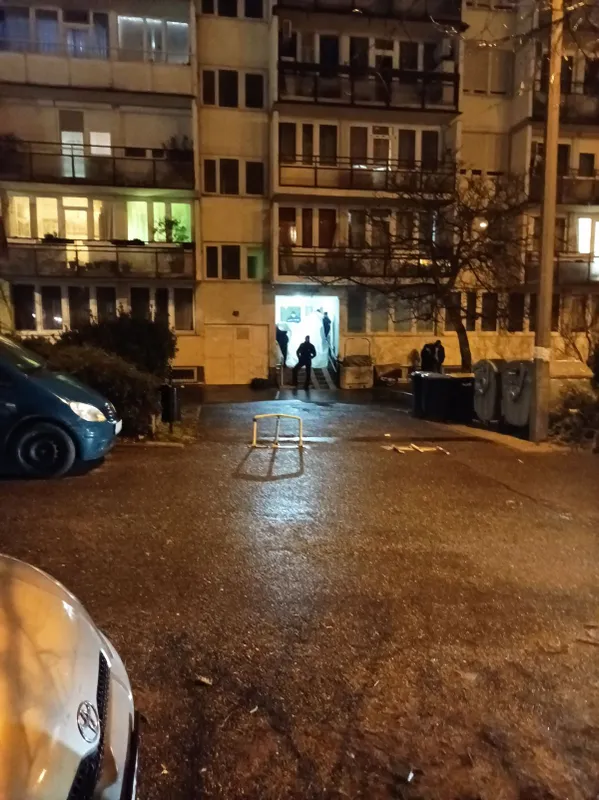 XVII. kerület, Pesti út, lezuhant tini, fotó: Bors