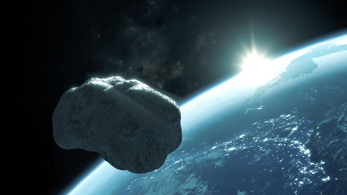 aszteroida, világűr, meteor, űr, Shutterstock illusztráció