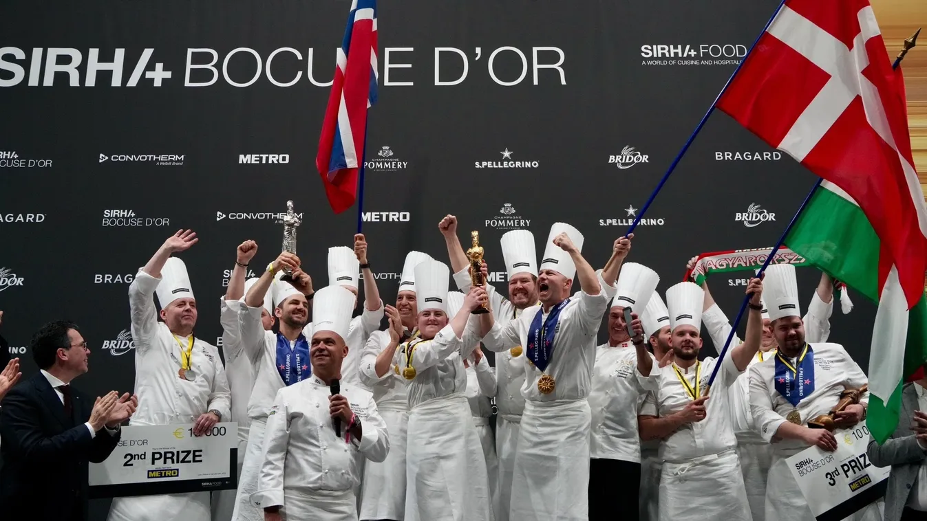 Szóhoz sem jutunk: Harmadik lett a magyar csapat a Bocuse d'Or világdöntőjén!
