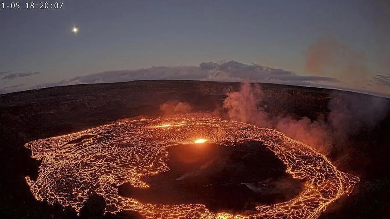 Lenyűgöző felvételek Hawaii vulkánjáról, ami újra kitört