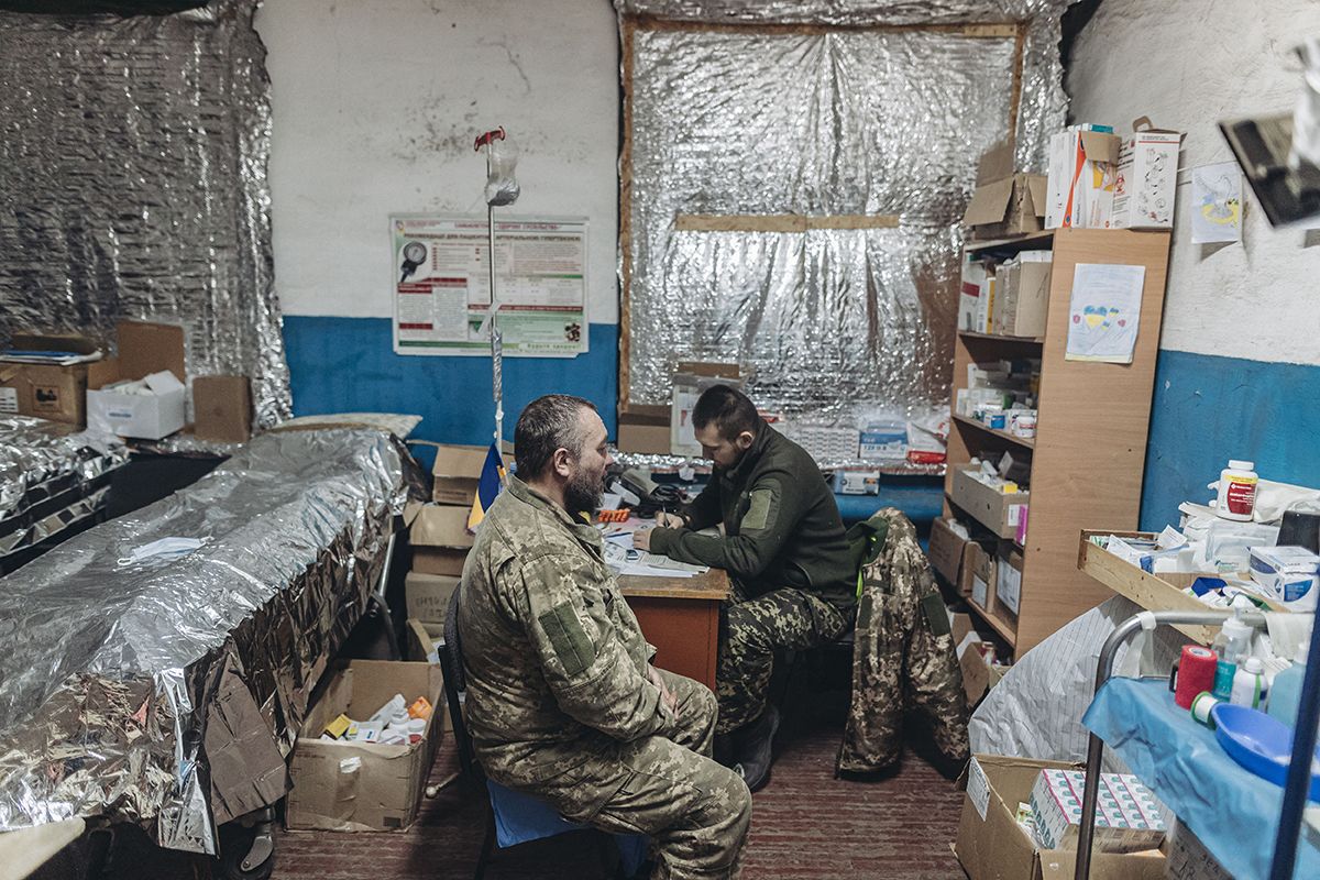 Field hospital in Donbass