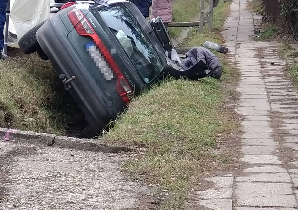 Gödöllő baleset, 2023., január 26., fotó: Bors