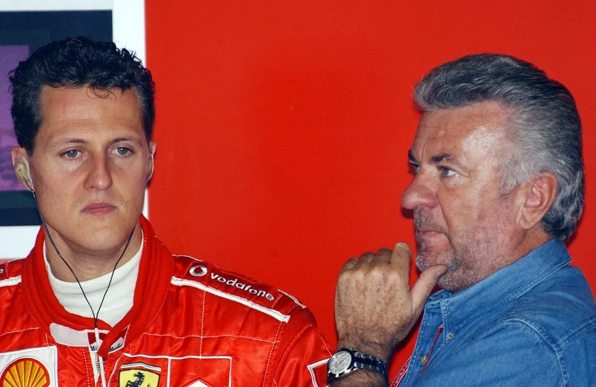 Schumacher és Weber (jobbra) húsz éve, a legnagyobb sikerek idején