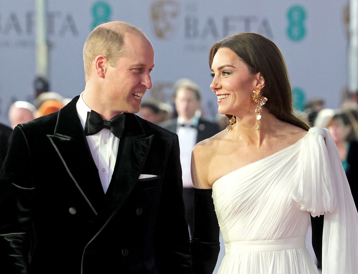 Vilmos herceg, Katalin hercegné, BAFTA, fotó: AFP
