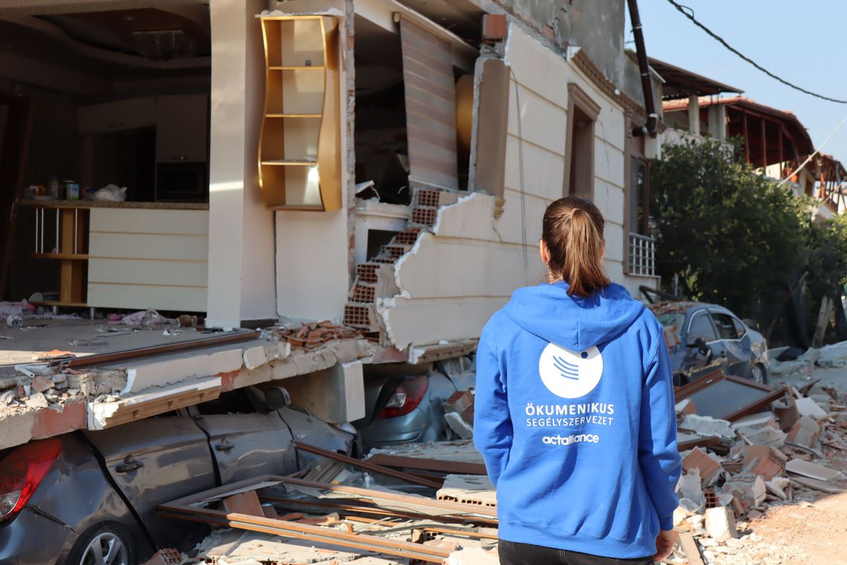 Ökumenikus Segélyszervezet földrengés Törökország