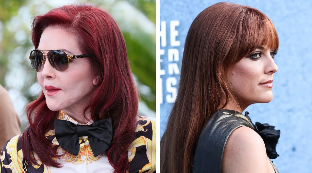 Priscilla Presley (balra), Riley Keough (jobbra) AFP