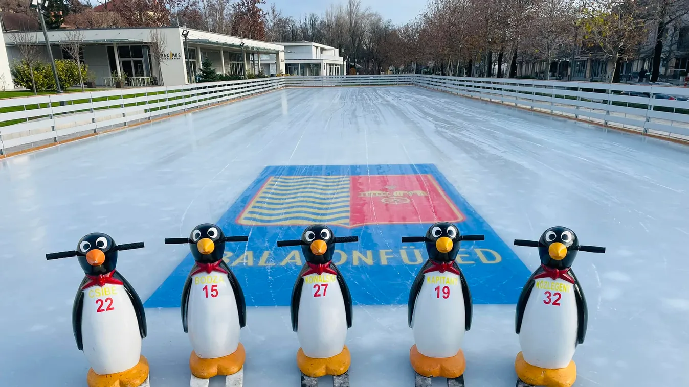 Február közepéig még lehet korcsolyázni a Balatonnál
