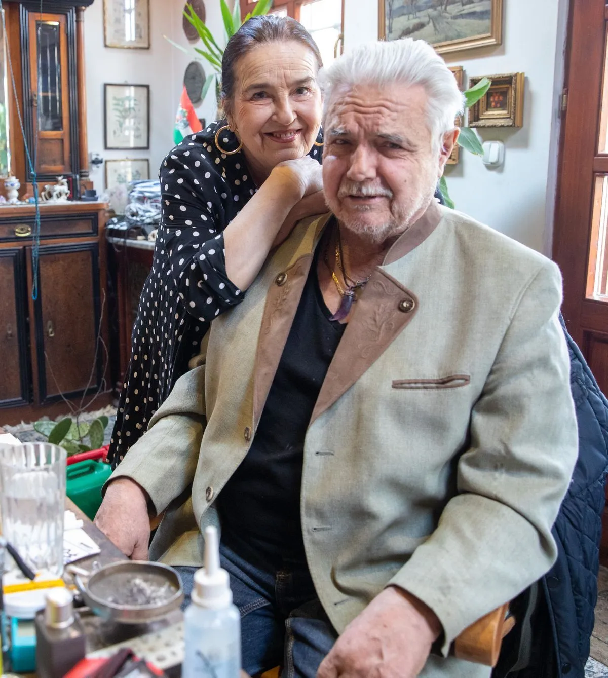 Oszter Sándor és neje