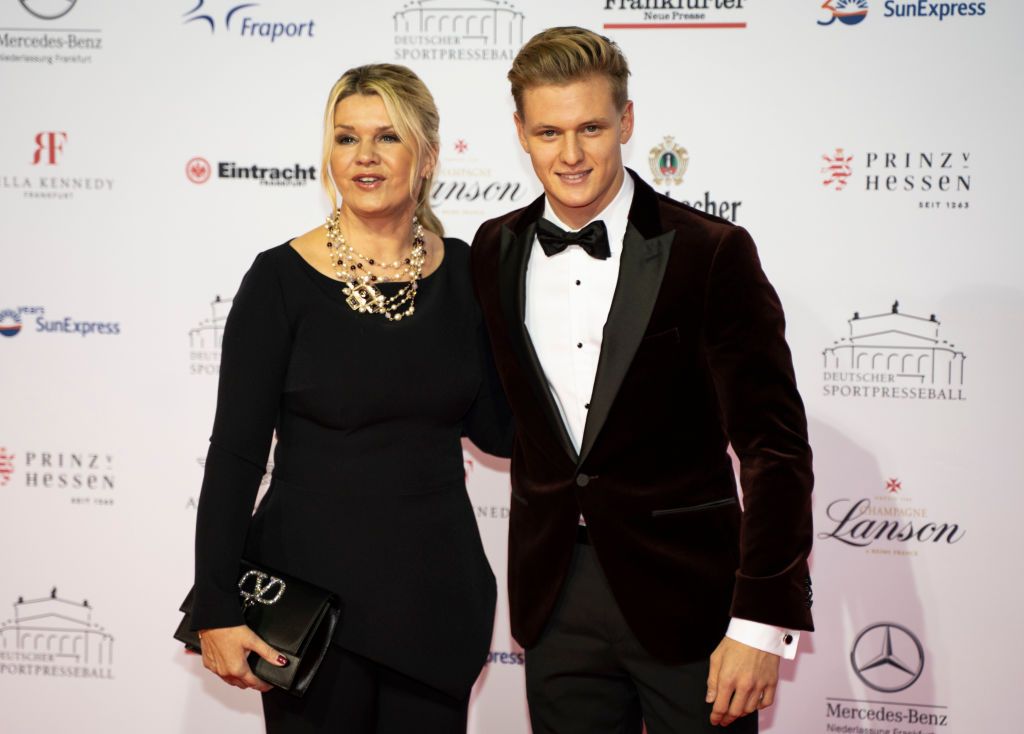 Corinna Schumacher és fia, Mick