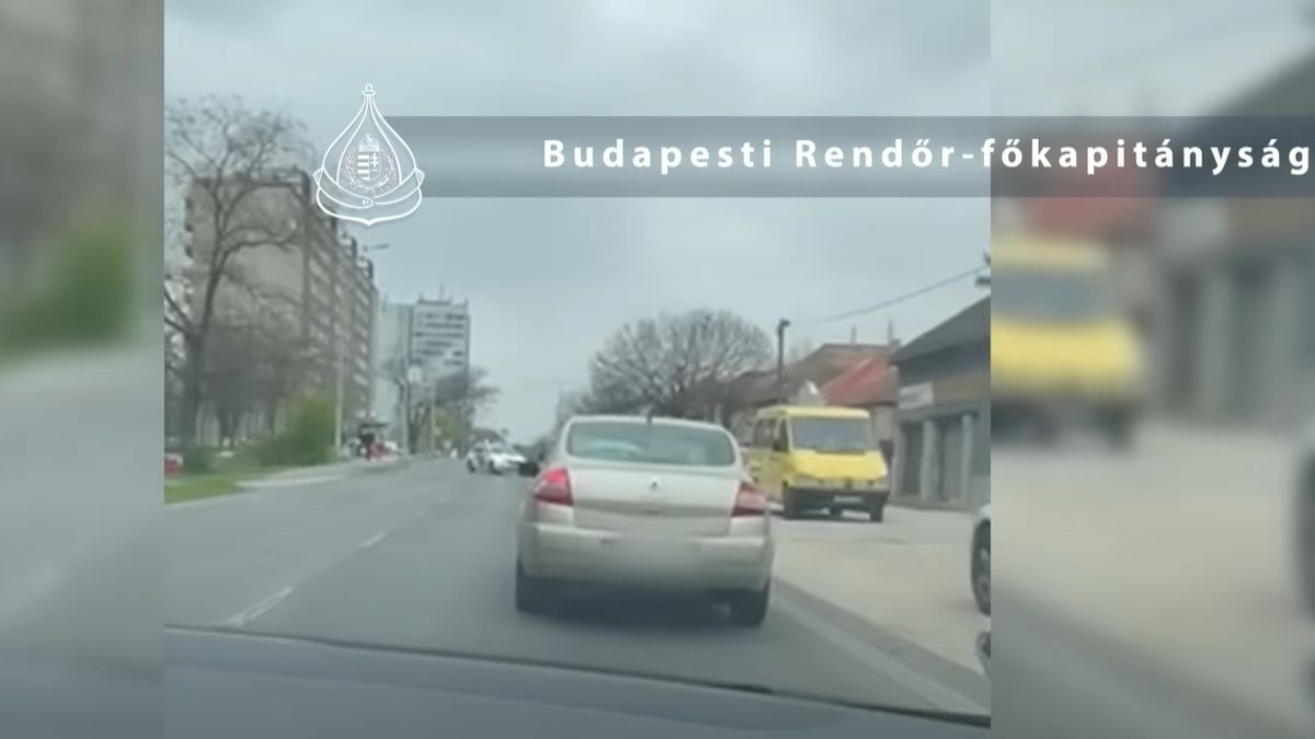 Drogos sofőr rendezett ámokfutást Csepelen – videó