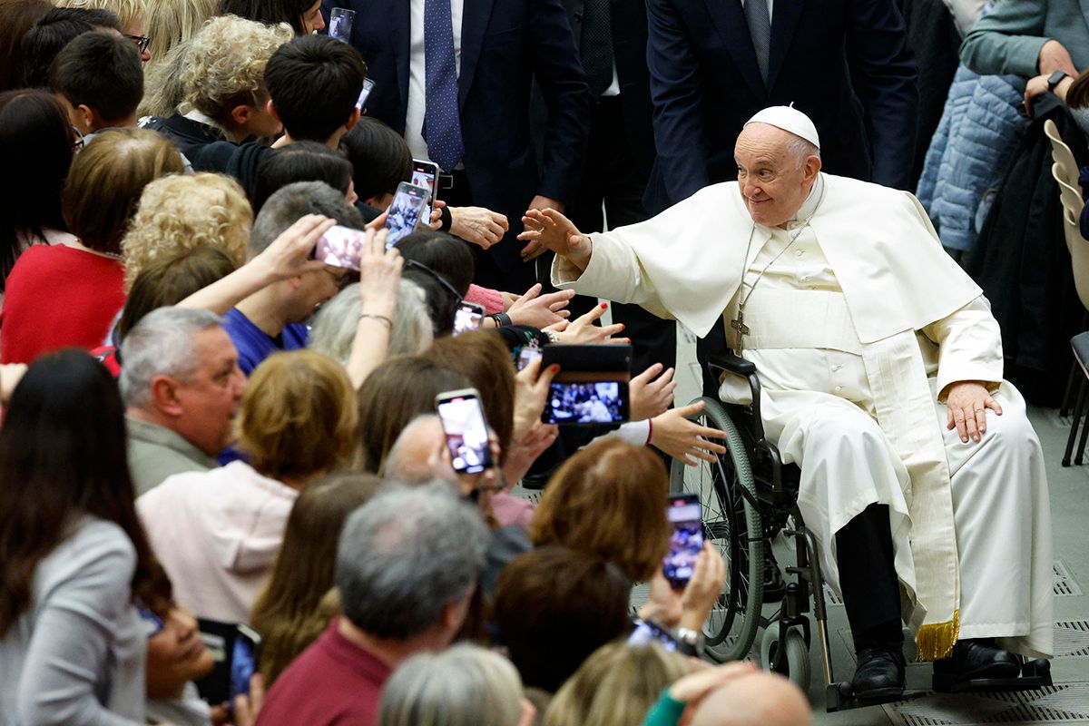 Pope Francis: audience with faithful from Rho