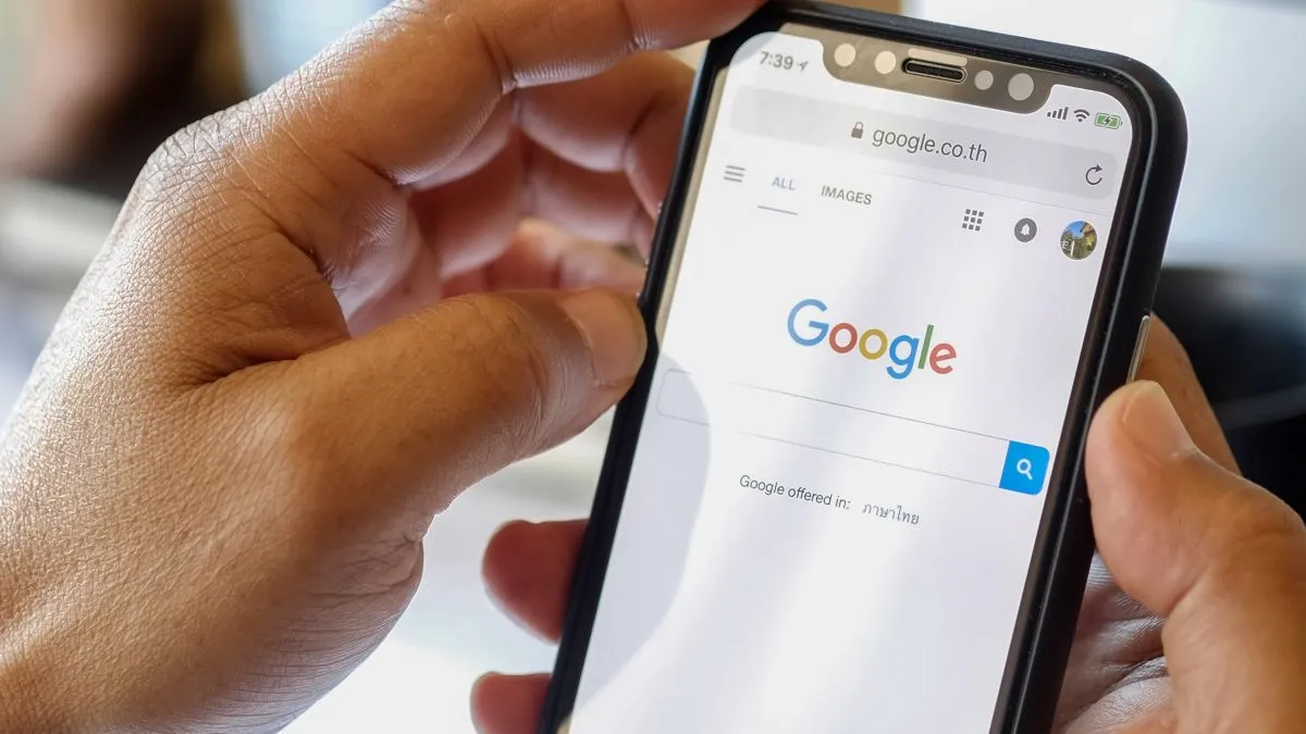 telefon, okostelefon, Google, Google kereső, Shutterstock