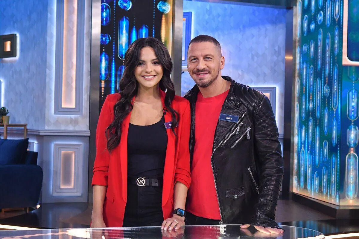 Vastag Csaba és párja Evelin, az Ütős ötös műsorában megnyerték a főnyereményt.