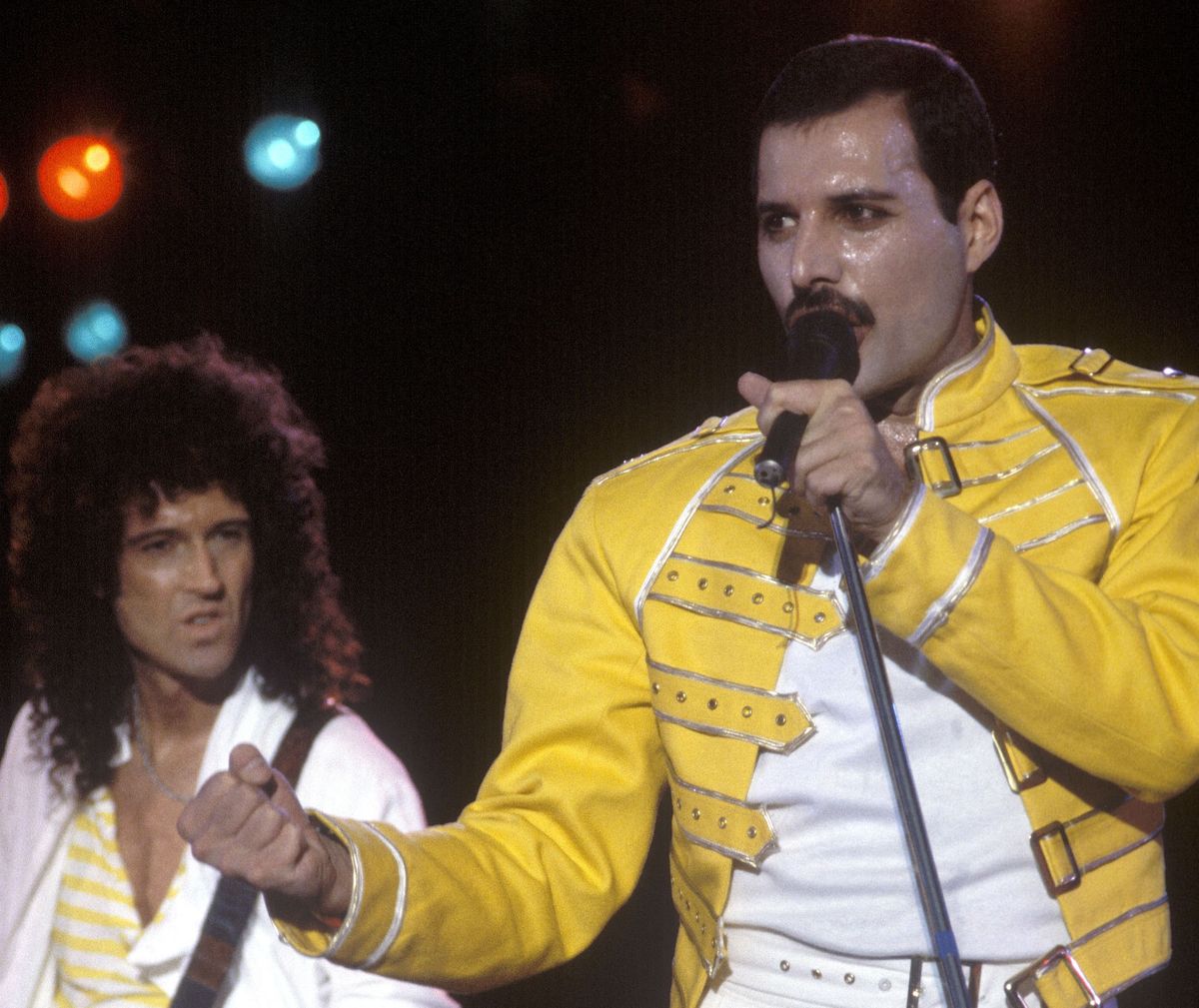 The Queen, Freddie Mercury, Brian May, AFP