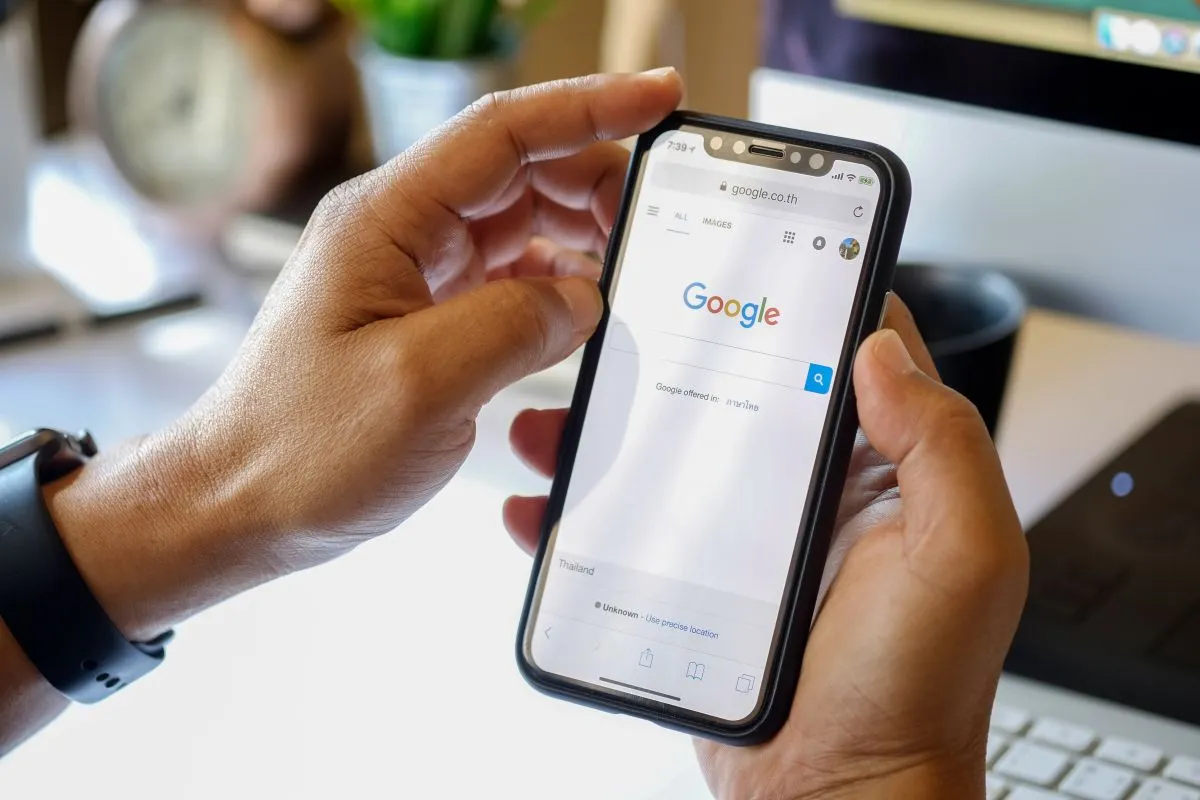 telefon, okostelefon, Google, Google kereső, Shutterstock