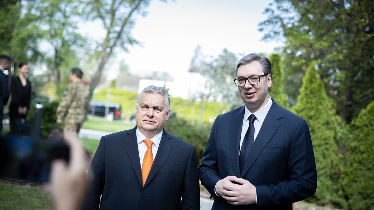 Fontos dolgot jelentett be Orbán Viktor Belgrádban