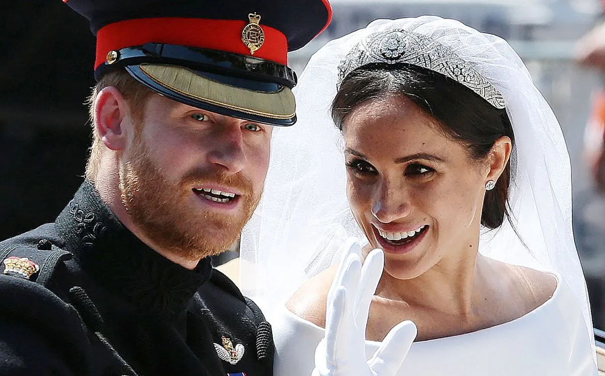 Harry herceg és Meghan Markle, esküvő, 2018, AFP