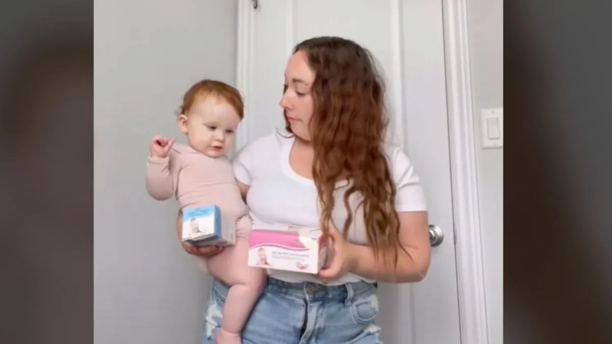 Chantel Schnider és kisláya, Pickle, TikTok, videó