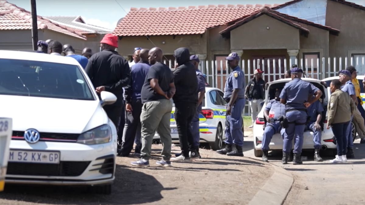Johannesburg, pénzszállító rablás, YouTube videógrab