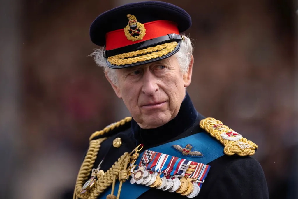 King Charles III Inspects 200th Sovereign's Parade At Royal Military Academy Sandhurst