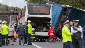 Busztragédia Szlovákiában: többeket lélegeztetőgépre kellett tenni