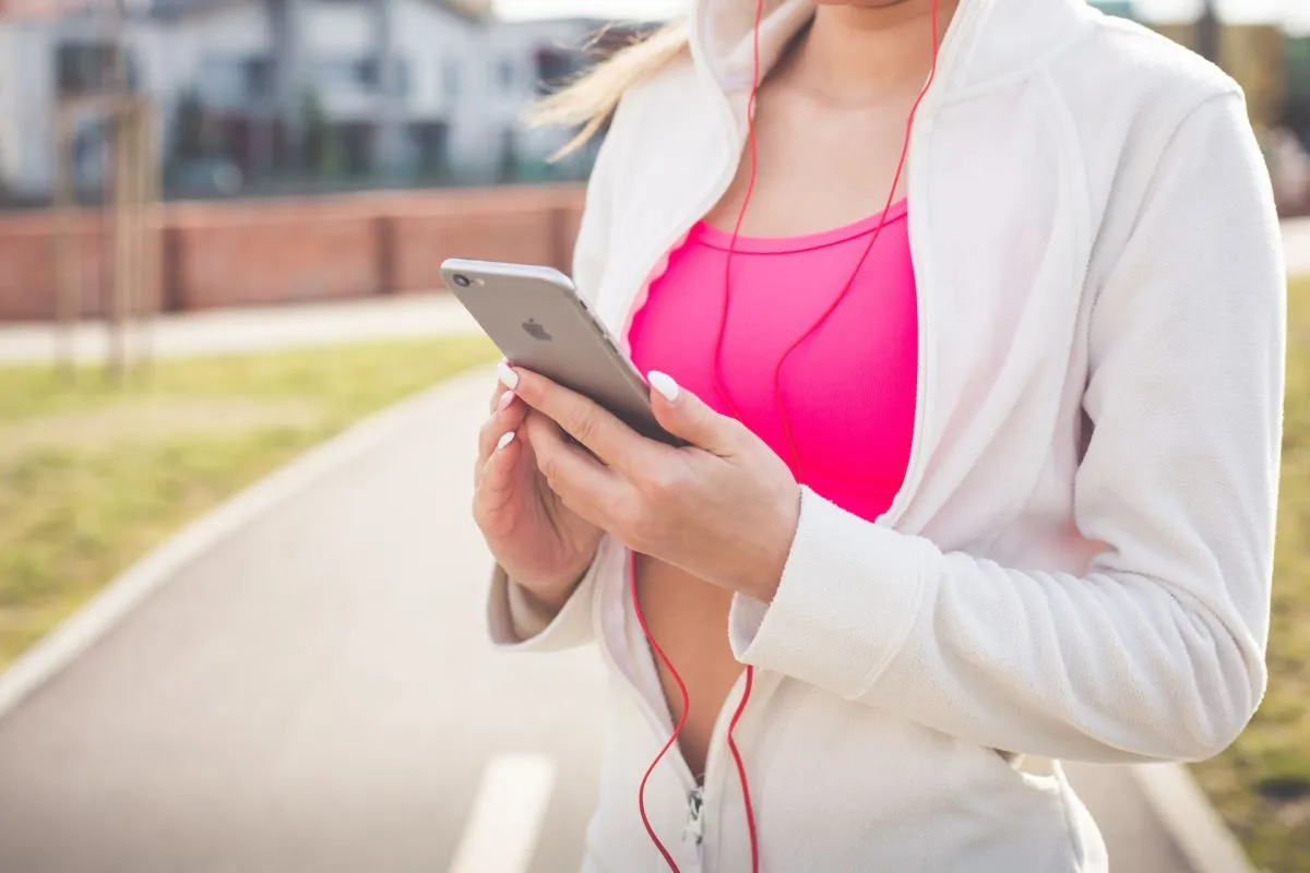 Fitness edzés applikáció alkalmazás sablon