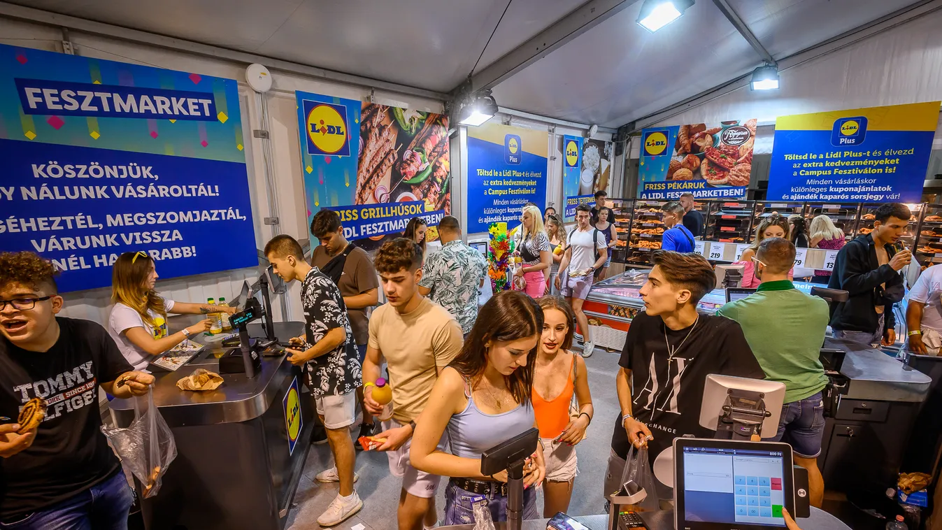 A fesztiválozóknak kedvez a Lidl, FesztMarketek nyílnak (x)