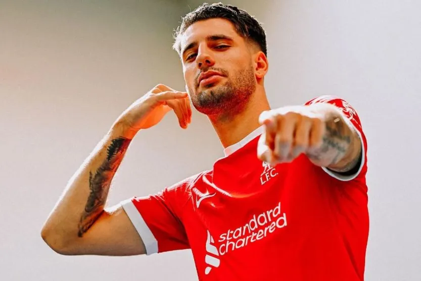 Szoboszlai Dominik új klubja, a Liverpool mezében