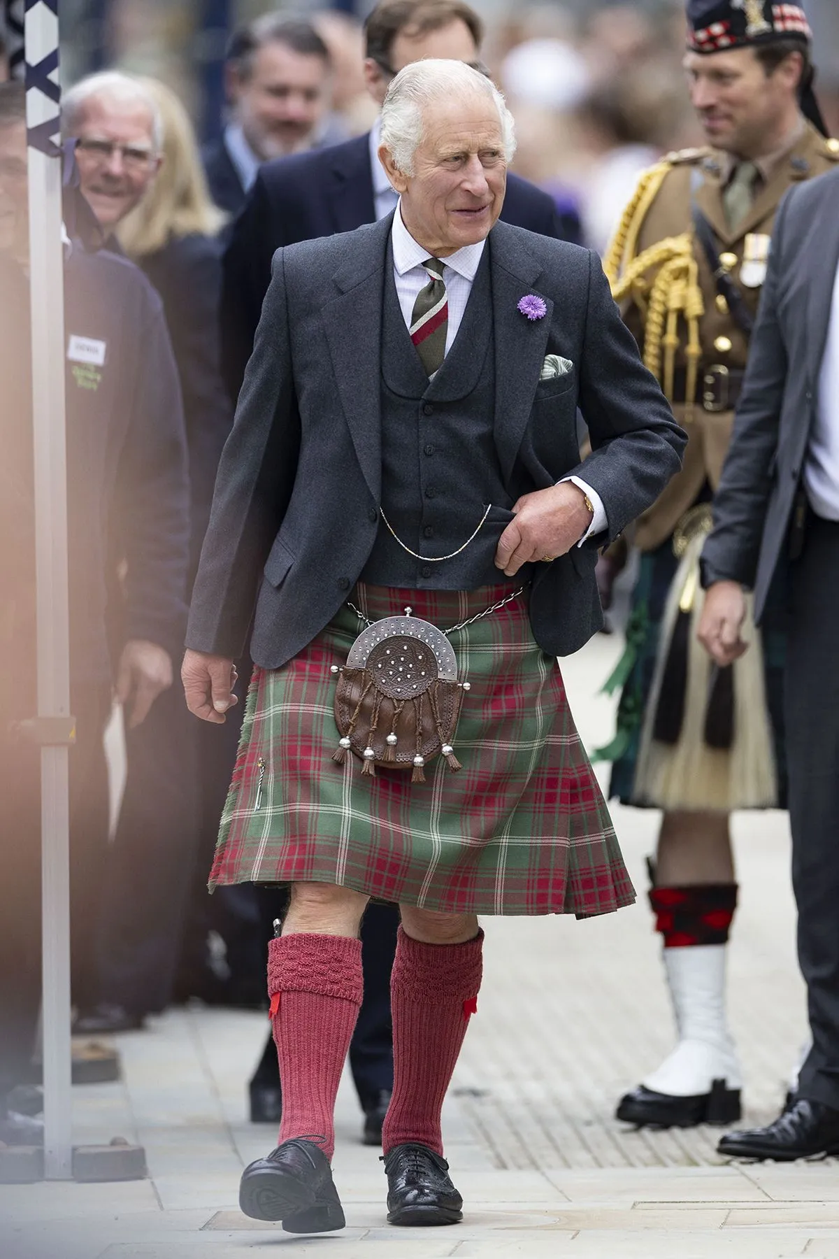 King Charles III And Queen Camilla Visit Selkirk