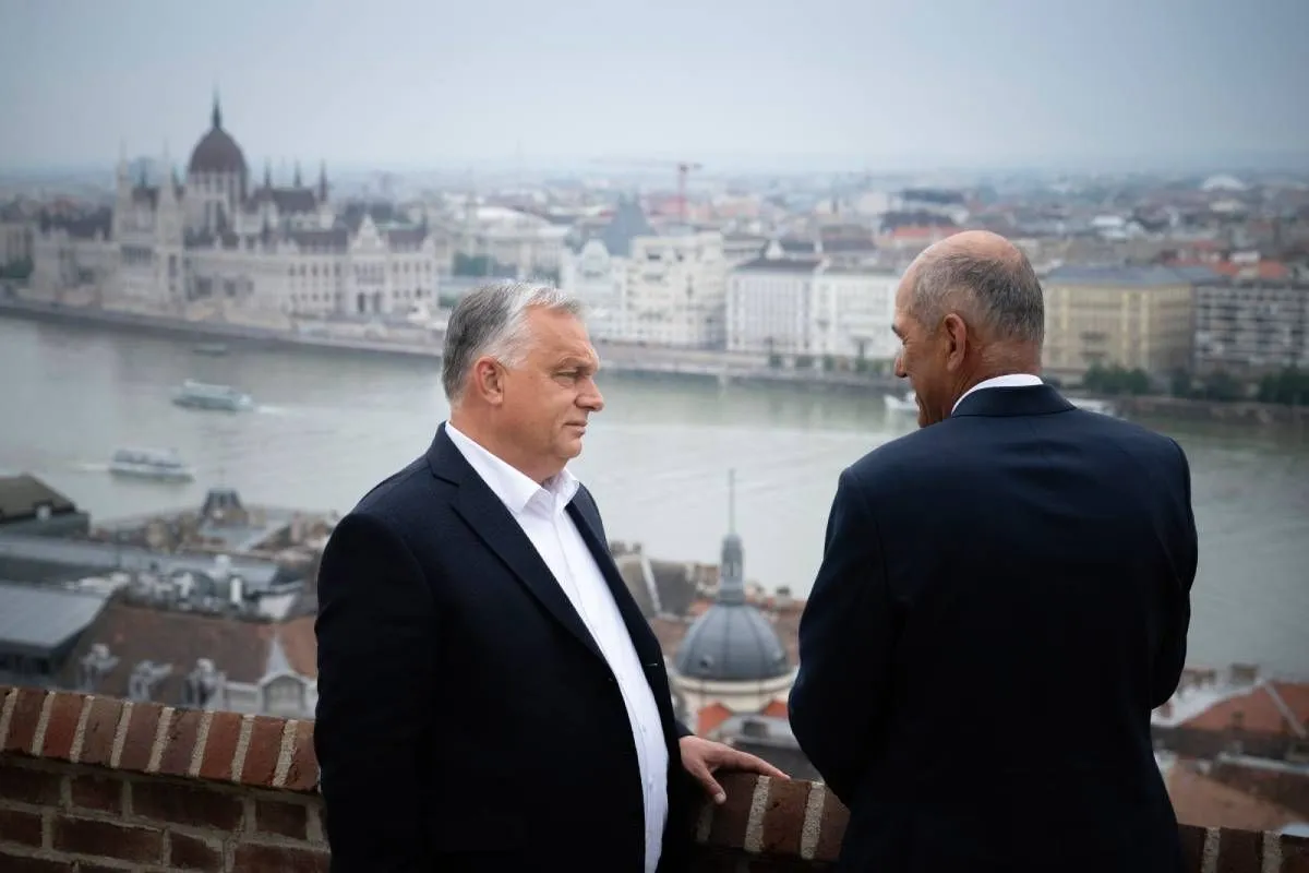 Orbán Viktor miniszterelnök fogadja Janez Jansa korábbi szlovén miniszterelnököt, a legerősebb ellenzéki erő, a Szlovén Demokrata Párt elnökét
