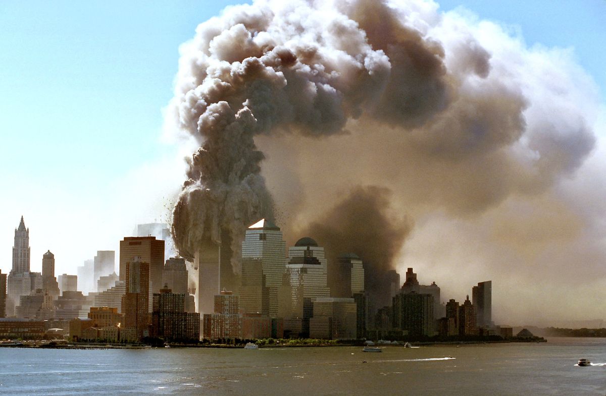 9/11, 2001. szeptember 11 terrortámadás, AFP, New York, World Trade Center