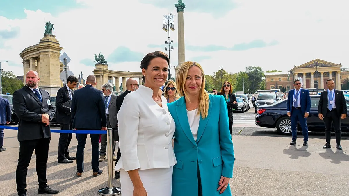 NOVÁK Katalin; MELONI, Giorgia