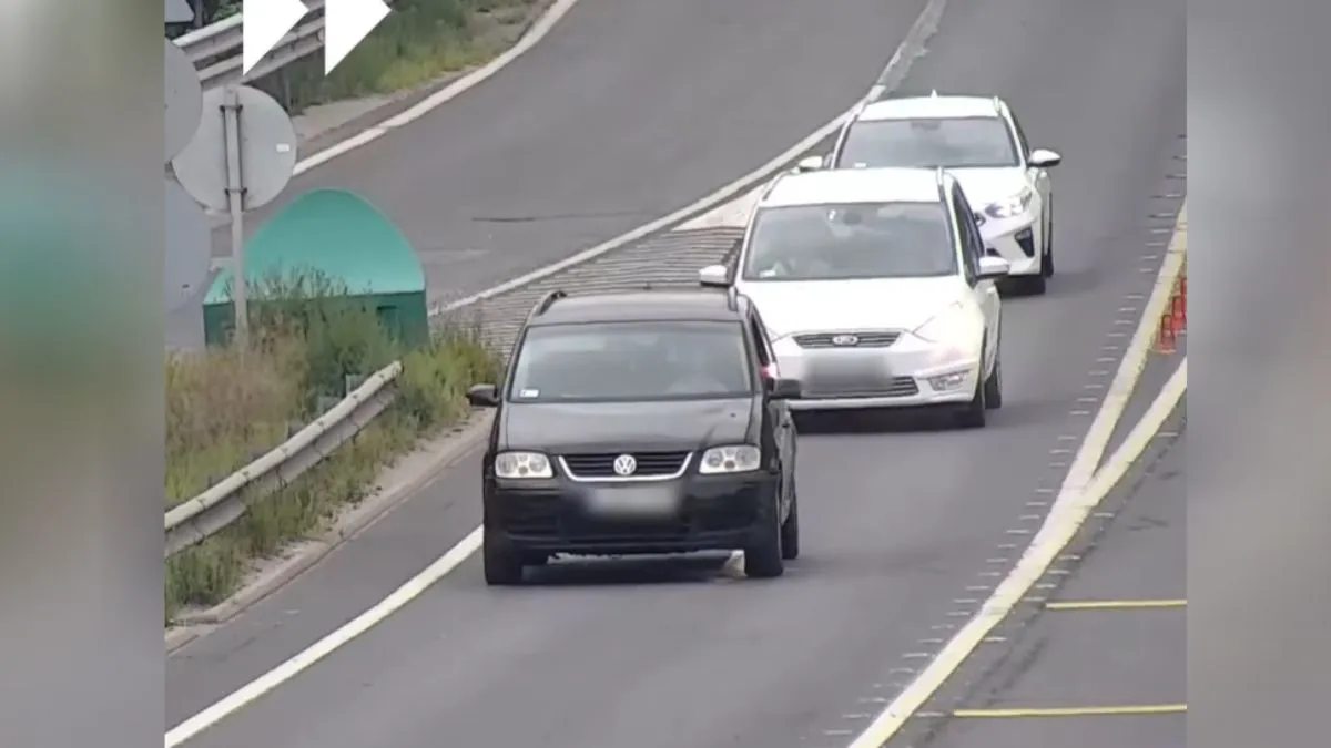 M5 autós, videógrab: Magyar Közút