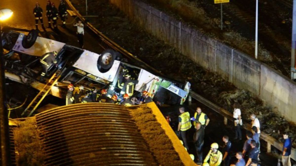 Olasz busztragédia: megrázó képsorok érkeztek a helyszínről