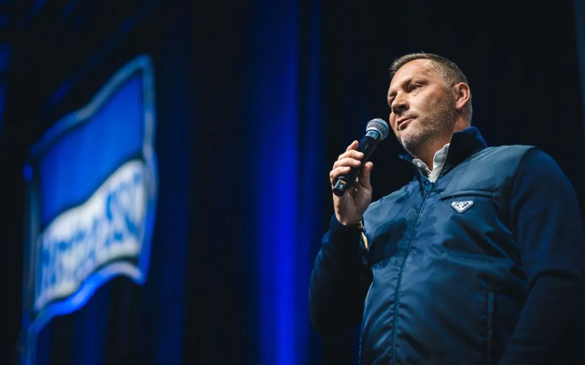 Dárdai Pál nagy sikert aratott a Hertha taggyűlésén