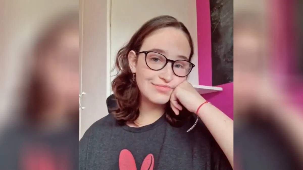 Abigail Marin, fotó: TikTok videógrab