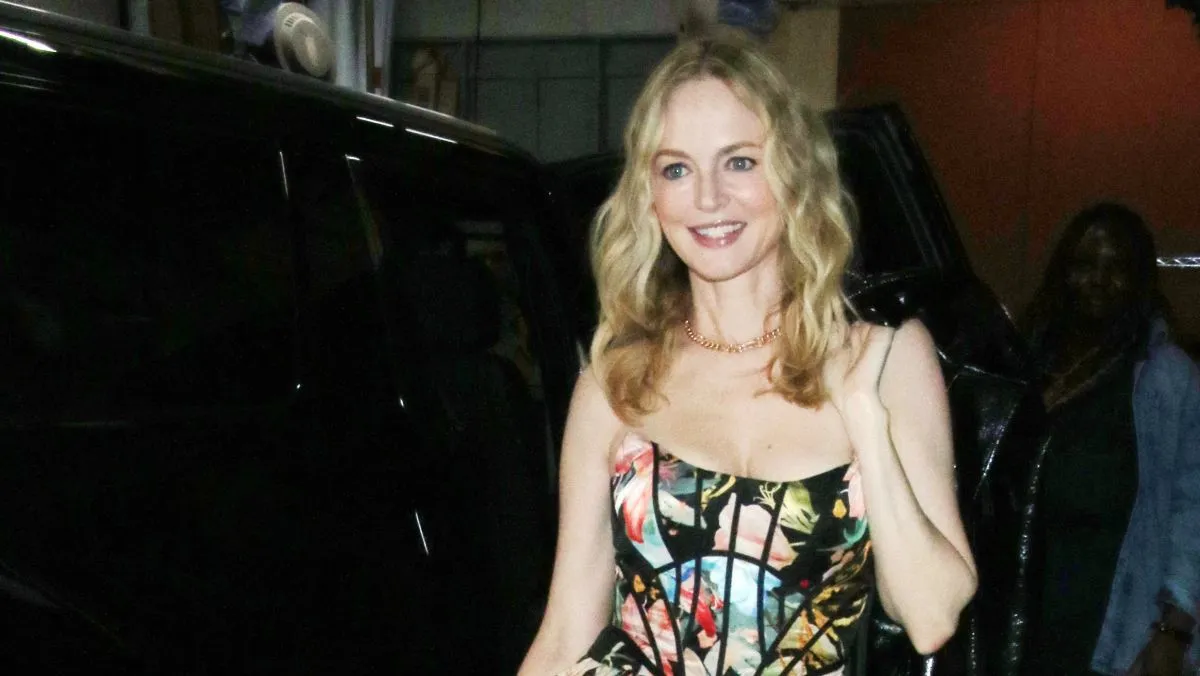 Heather Graham seen at Live with Kelly and Ryan