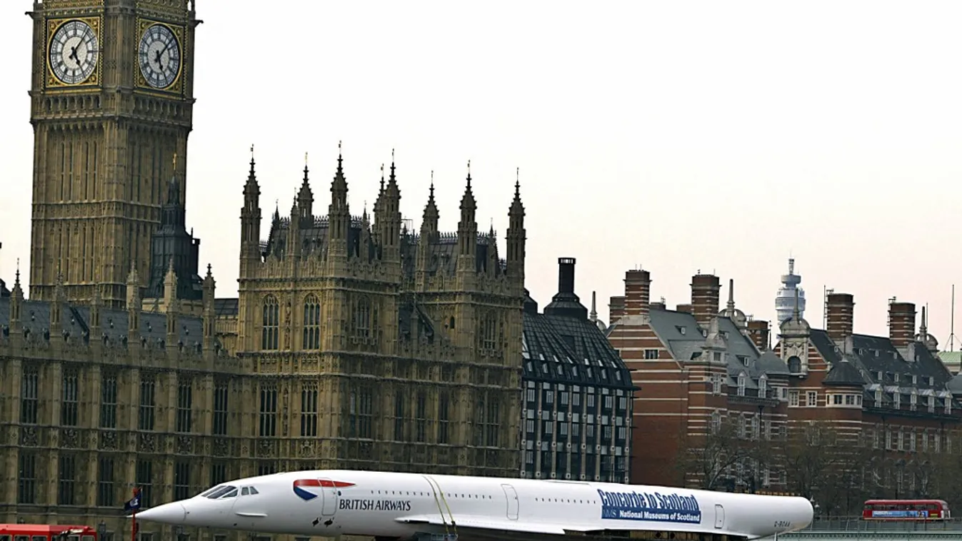 London óriáskereke mellé állítanák ki a szuperszonikus Concorde repülőgépet