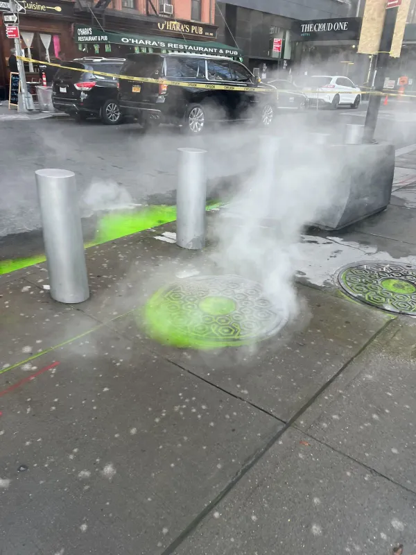 New York utca zöld trutyi