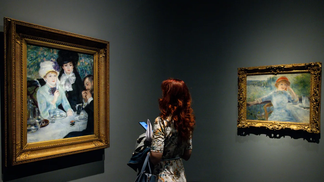 A nagy érdeklődésre tekintettel hétfőn is látogatható a Renoir-kiállítás