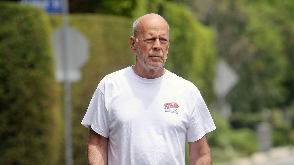 EXCLUSIVE: Bruce Willis is Spotted Out Exercising With a Trainer in Los Angeles
