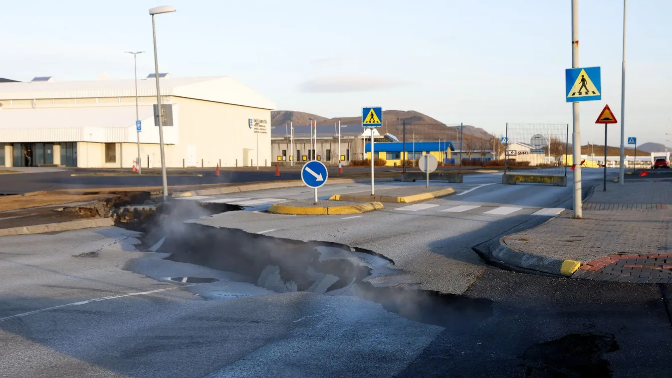 Videó: Így falja fel a láva Grindavík városát, ahol már a vízzel locsolást is bevetnék