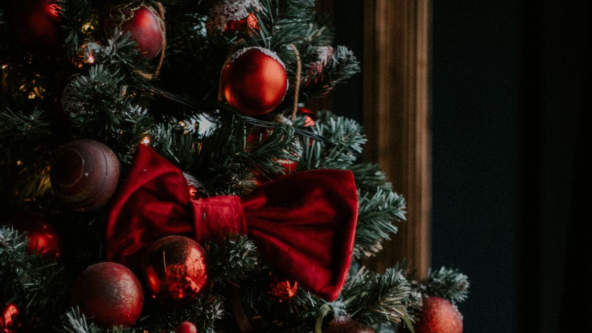karácsony, karácsonyfa, dísz, dekoráció, gömbök