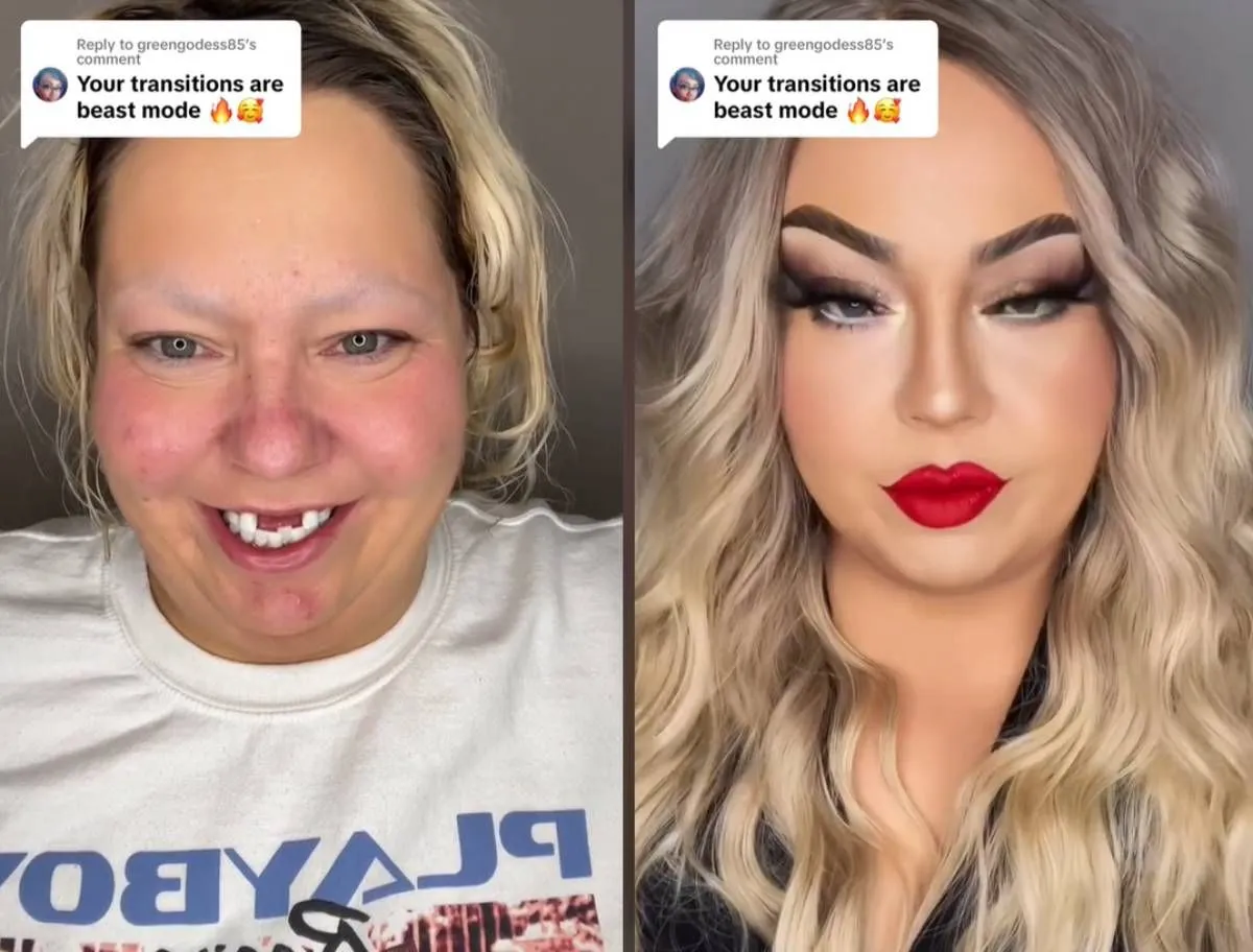 Sarah Anders, fotó: TikTok videógrab