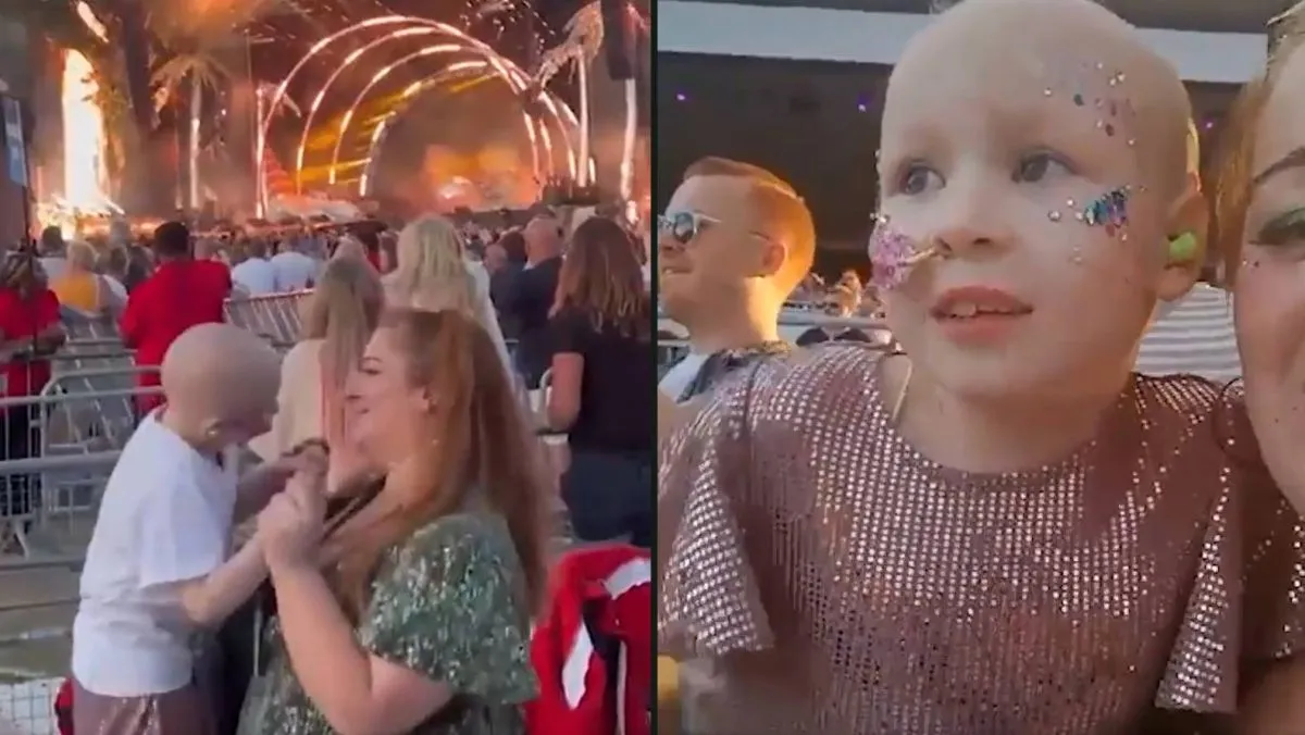 Delilah Bell, rákos kislány, fotó: videógrab