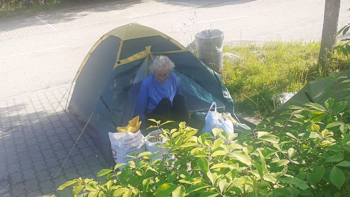 „Reméljük, hogy jó helyen van” – Sátrastul tűnt el a TESCO parkolóban élő Magdi néni