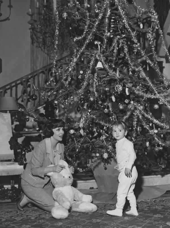 Gina Lollobrigida And Son